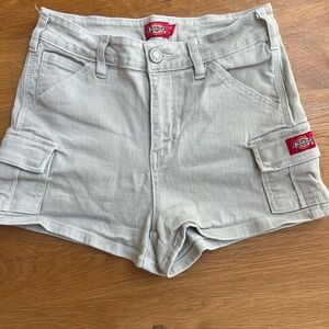 Dickies Cargo Shorts Womens 3/26 Light Tan Hiking Travel Pockets